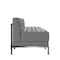 Flash Furniture 4 Piece Gray LeatherSoft Modular Lounge Set ZB-IMAG-MIDCH-4-GY-GG - alternate 6
